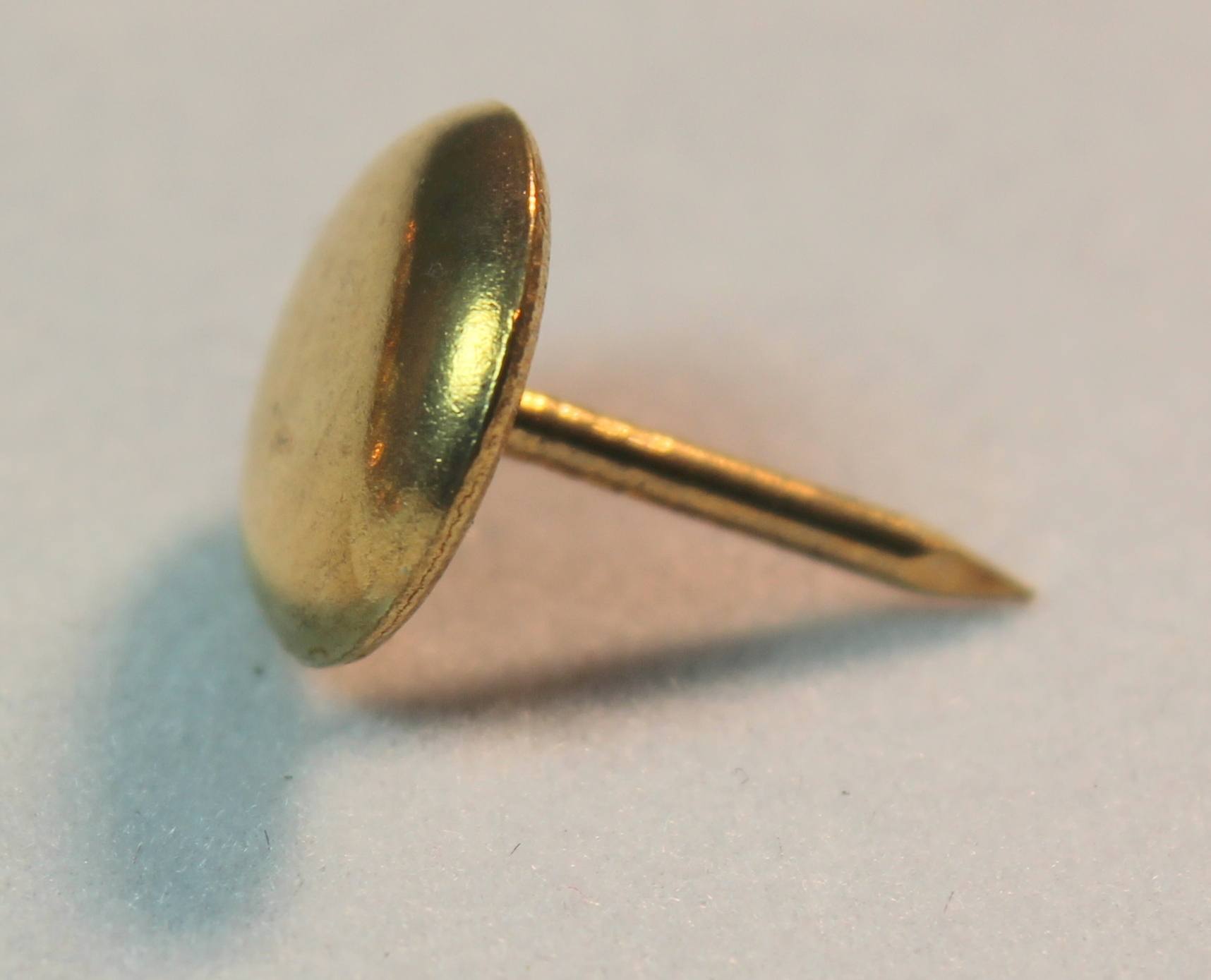 Upholstery Nail Brass 100 pack